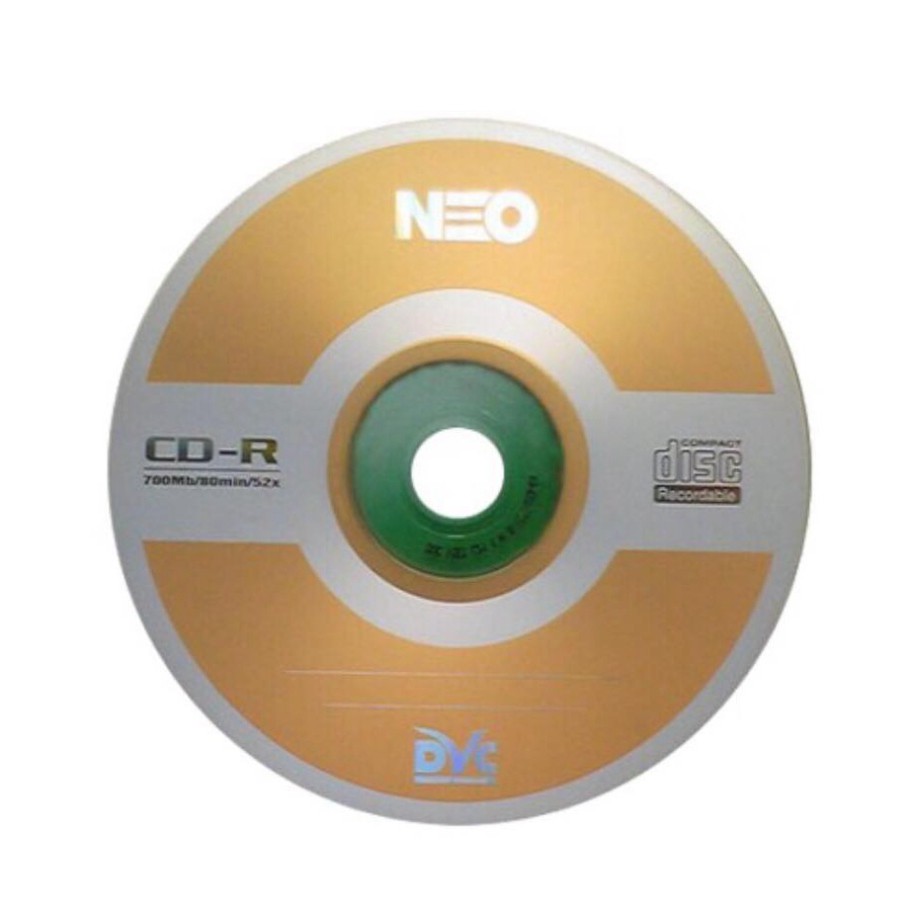 Bộ 50 đĩa Cd-R Neo Lưu trữ dữ liệu Hình Ảnh Phim Clip VCD- Ghi chép nhạc Chất Lượng Cao 700mb