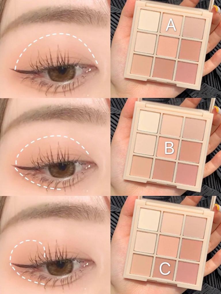 (Hàng Mới Về) Bảng Phấn Mắt Dikalu 9 Màu 9 Màu Tông Lì Tự Nhiên | BigBuy360 - bigbuy360.vn