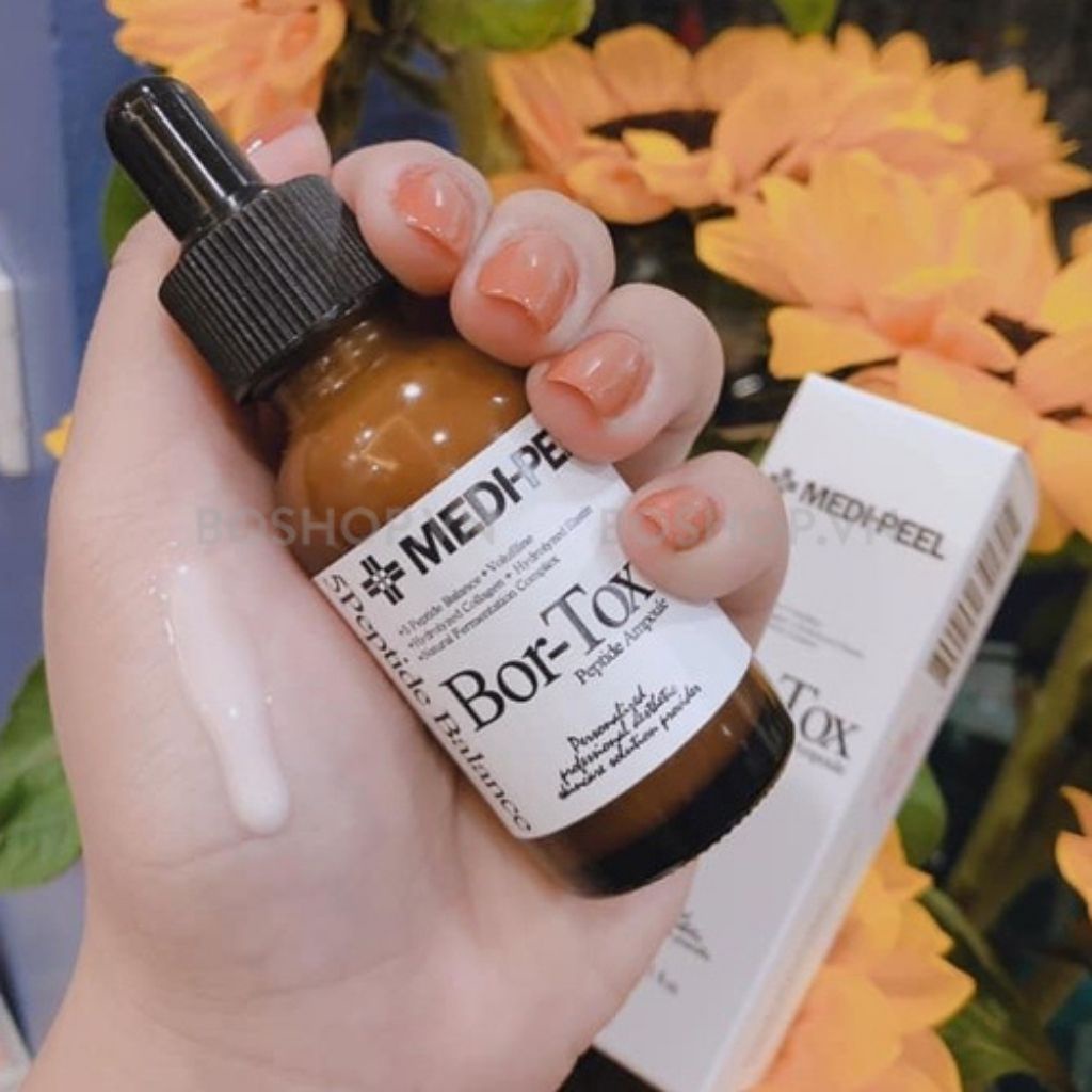 Tinh Chất Chống Lão Hoá, Căng Bóng Da Medi Peel 5-Peptide Balance Bor-Tox Peptide Ampoule 30ml