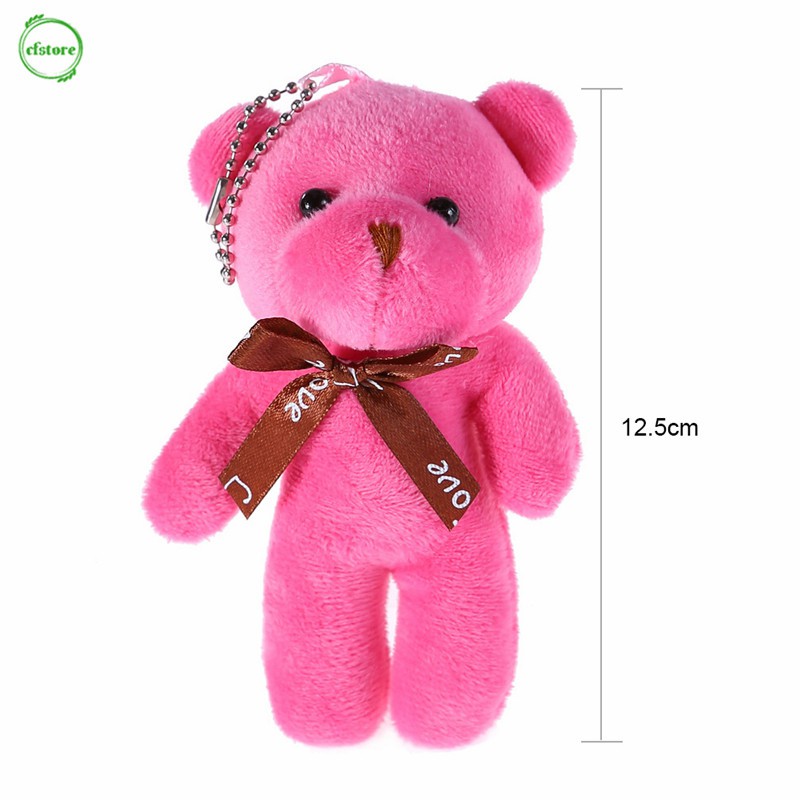 Gấu bông mini 12cm bằng cotton PP mềm mại