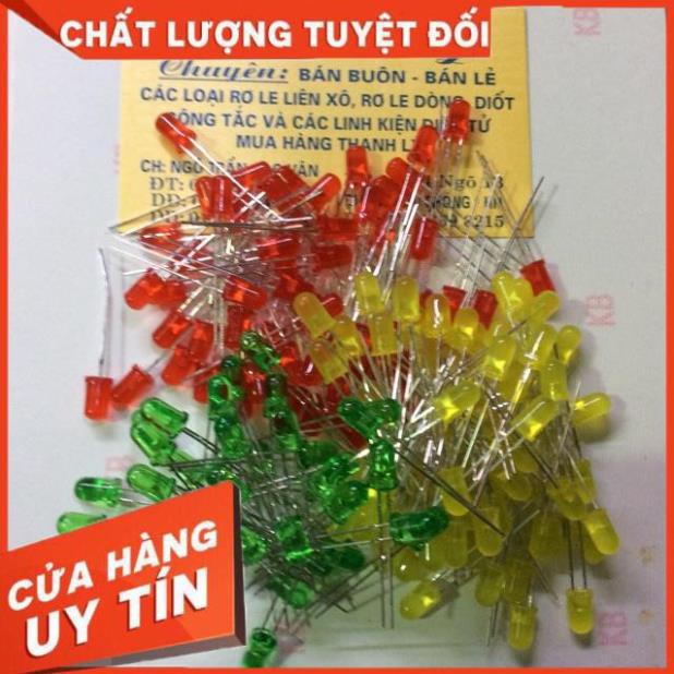 [Shop Uy Tín] Led xanh ,đỏ ,vàng &5 giá bán 100 chiếc mỗi loại [FreeShip]