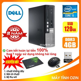 [RẺ VÔ ĐỊCH] Case máy tính để bàn đồng bộ DEL CPU i5 3330 - RAM 4GB - SSD 240GB - SSD 120GB