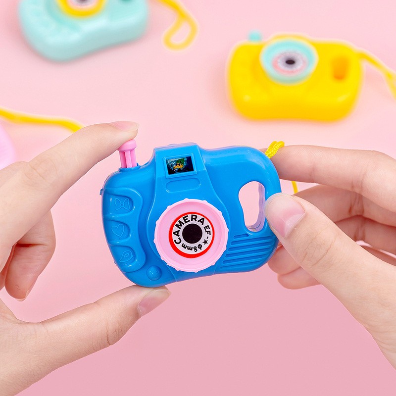 Đồ chơi máy ảnh mini hình thù đáng yêu nhiều hình ảnh sinh động cho bé khám phá KingKids