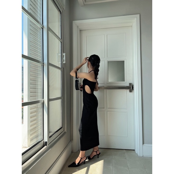 Đầm dài Mia cut out eo