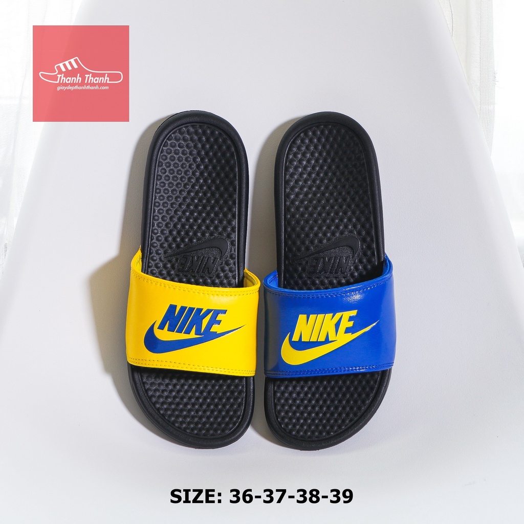 dép quai ngang nữ nk-nike mẫu basic logo trơn