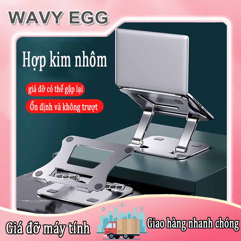 Đế tản nhiệt kê laptop nhôm Có thể gập lại, có thể điều chỉnh độ cao Giá đỡ tản nhiệt laptop kệ đỡ macbook