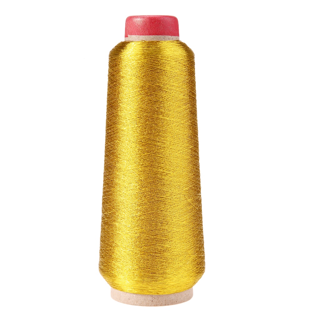 Cuộn Chỉ May Thêu Màu Vàng/Bạc 30% 3000M