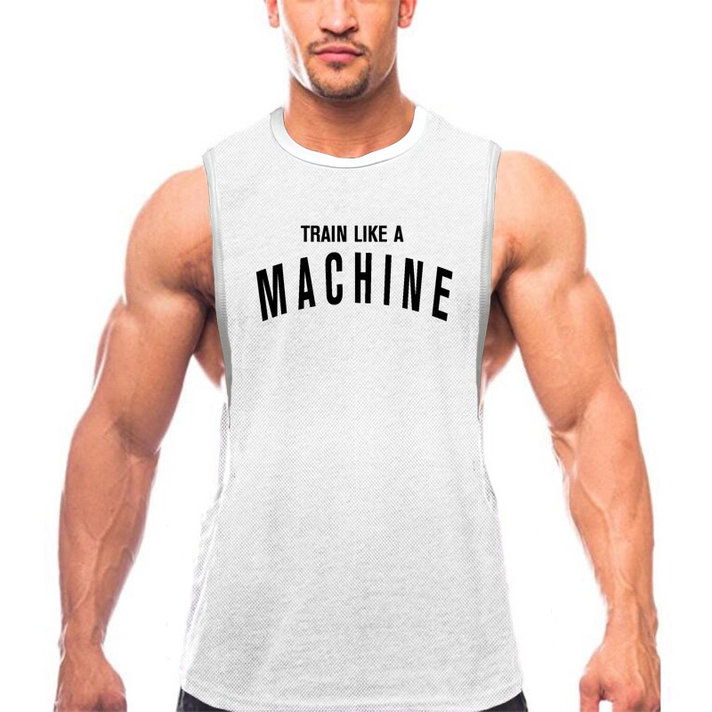 Áo Ba Lỗ Lưới Không Tay Thể Thao Nhanh Khô Thời Trang Mới Cho Nam Tập Gym Thể Hình