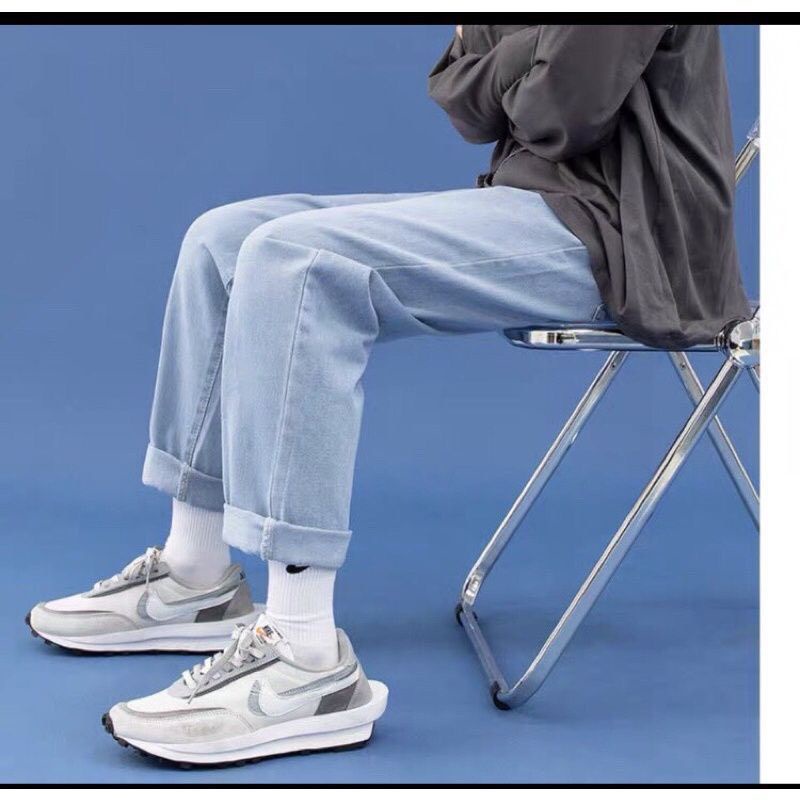 Quần bò nam ống rộng quần jeans nam nữ unisex Mã 02 Win Boutique | BigBuy360 - bigbuy360.vn