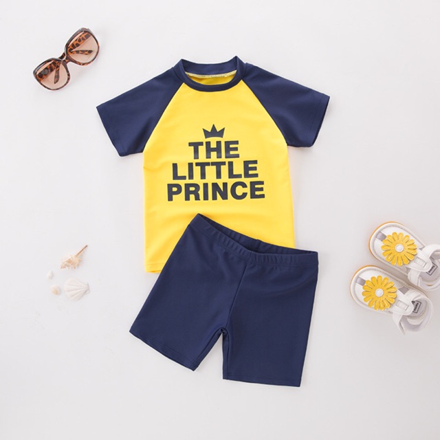 Set quần áo bơi The Litte Prince cộc tay bé trai