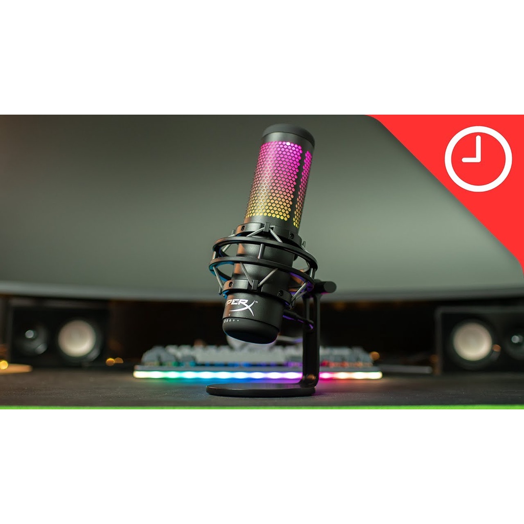 Micro Thu Âm Chống Ồn HyperX QuadCast S RGB - Chính Hãng Việt Nam - Mới 100% -Bảo hành 24 tháng