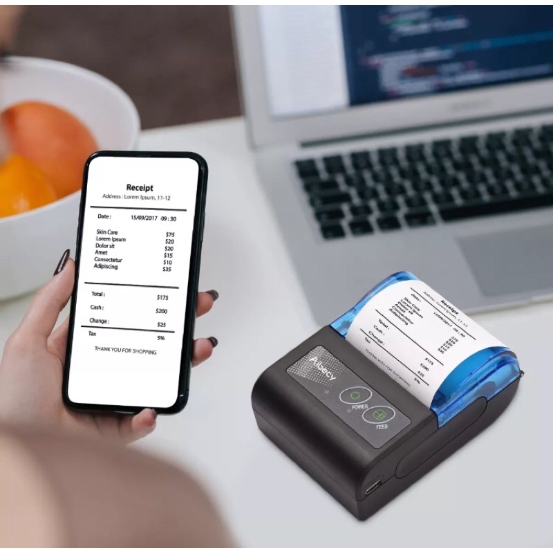 Máy in bluetooth Aibecy V2 - máy in nhiệt bluetooth mini