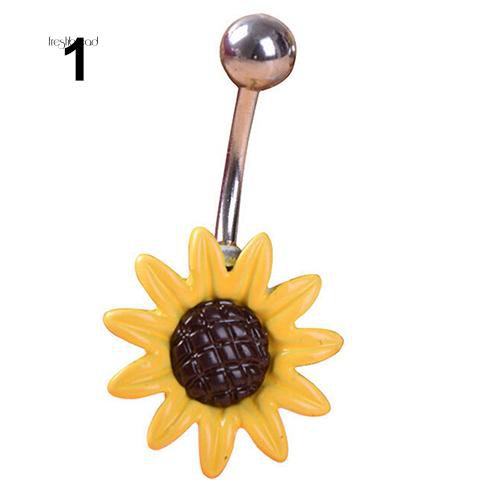 Phấn Phủ Dạng Nén [Fresh]❀Khuyên RốN HìNh Hoa BằNg ThéP Y Tế