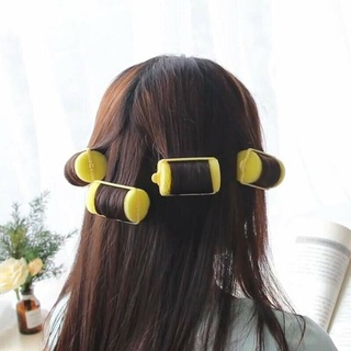 [combo] lô cuốn tóc xoăn bằng mút (màu đen, hồng...)