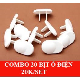 Set 10 bịt ổ điện 2 chân