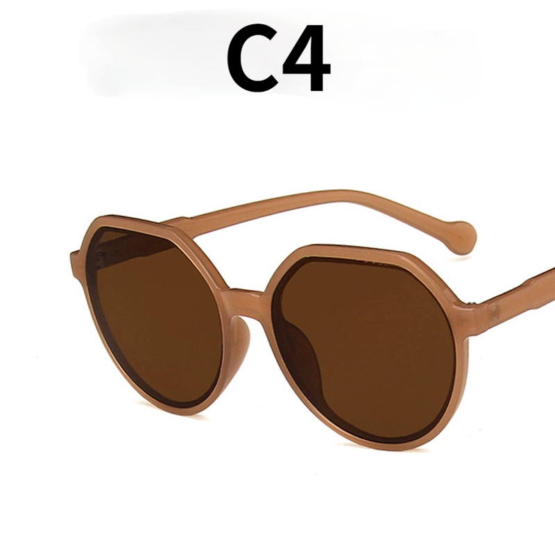 Kính Mát Gọng Tròn Nhỏ Kiểu Retro Hàn Quốc Cho Nữ