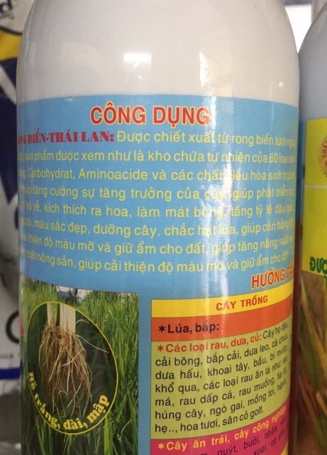 Rong Biển - Thái Lan - phân bón lá siêu tốt cho cây trồng - 1lít