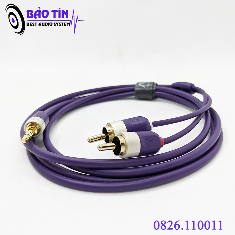 Dây Tín Hiệu Âm Thanh 3,5 Ra 2 Đầu AV Furutech Japan Chất Lượng Cao