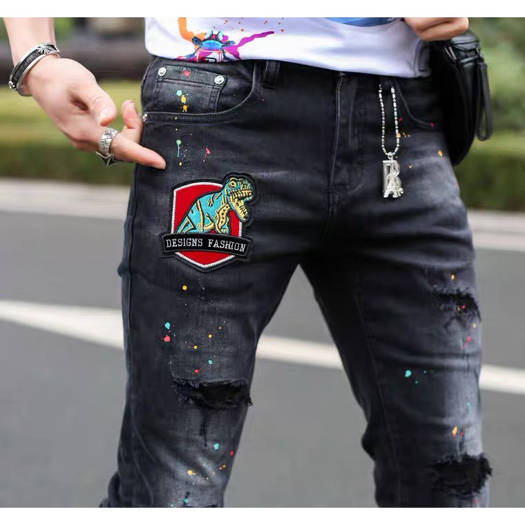 Quần Jean Nam - Quần Bò Nam co dãn ôm form tôn dáng chuẩn, quần jean thời trang cao cấp nam Muradfashion mẫu NT505 | BigBuy360 - bigbuy360.vn