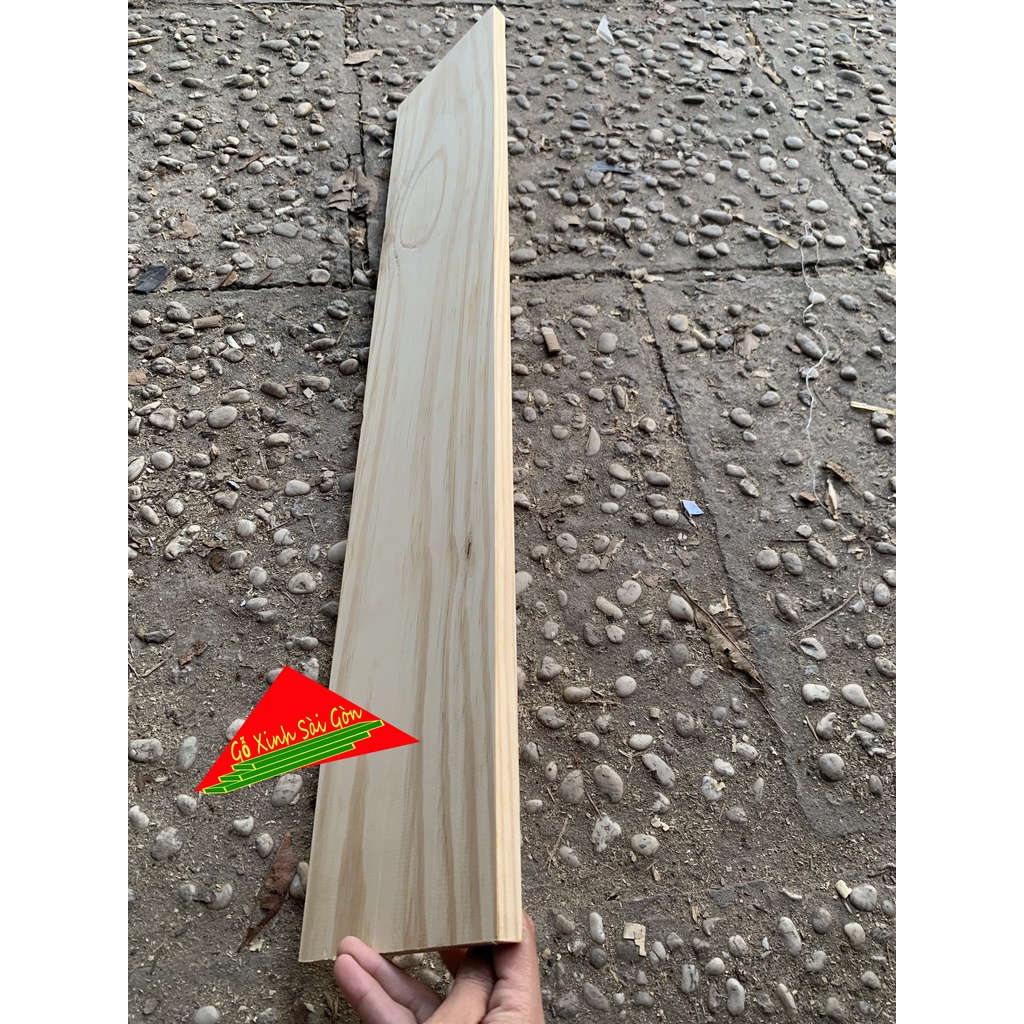 Thanh gỗ thông rộng 14cm, dài 80cm, dày 1.3cm đã bào láng đẹp 4 mặt thích hợp làm decord, làm kệ sách, tủ giày