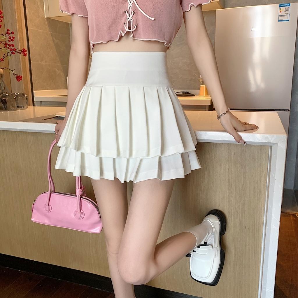 Chân Váy Xếp Ly 2 Tầng Siêu Hot