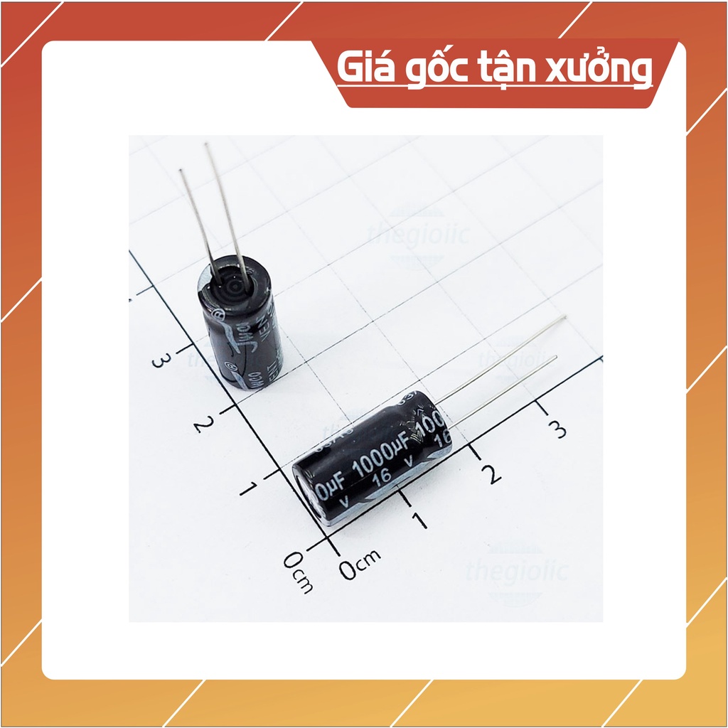 Tụ Hóa Phân Cực Giá Trị 1uf-4.7uf-10uf-47uf-100uf-220uf-470uf-1000uf-2200uf-3300uf-4700uf..16V, 25V, 50V