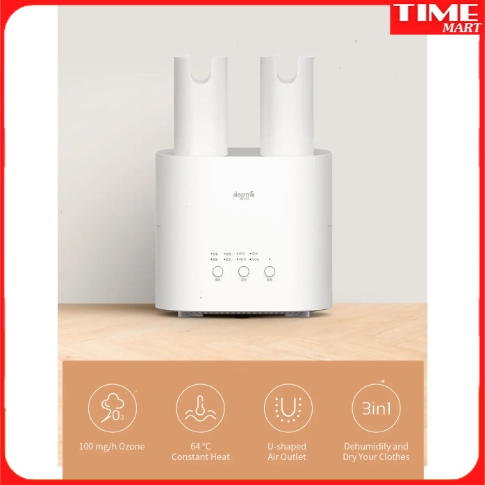 Máy sấy giày thông minh đa chức năng Deerma DEM-HX10.Siêu sạch,nhanh khô [TIME_MART siêu thị tiện ích gia đình]
