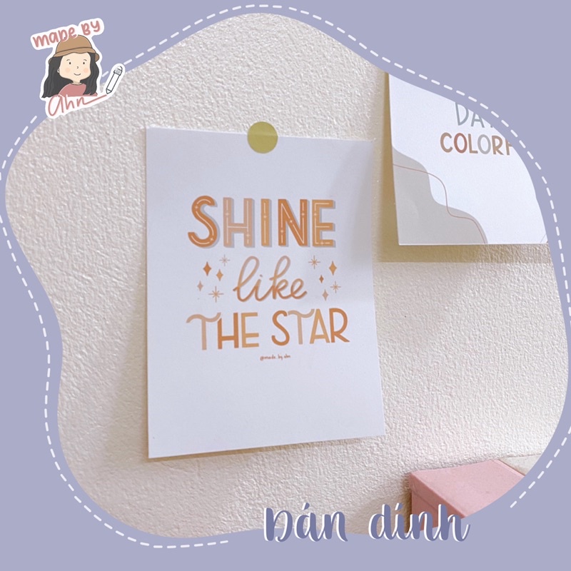 Sticker tròn tiện dụng trang trí sổ tay, Bullet journal