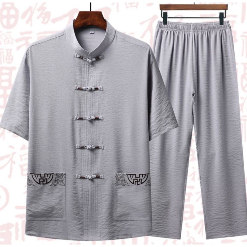 bộ đũi nam cổ tầu size 2xl( 68_83kg)