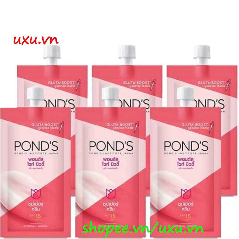 Hộp 06 Gói x 7G Kem Dưỡng Da Ban Ngày Ponds White Beauty Làm Trắng Hồng Rạng Rỡ, Với uxu.vn Tất Cả Là Chính Hãng.