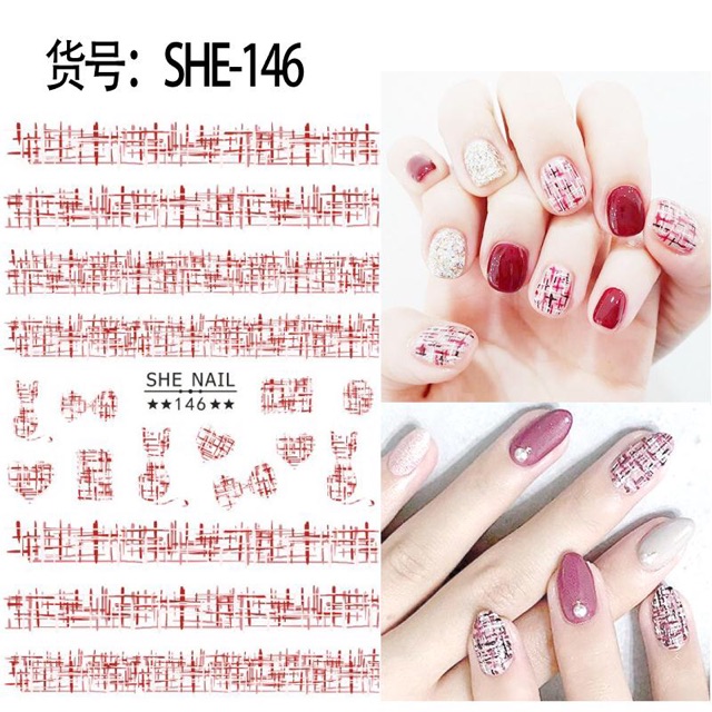 Sticker dán móng tay