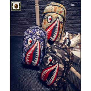 HOT SALE - Balo Nam Nữ-  Balo Shark Cá Mập (BL2)
