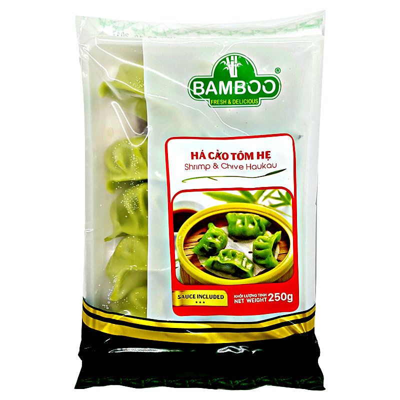 COMBO Há Cảo Tôm Hẹ Bamboo 250G Date Xa