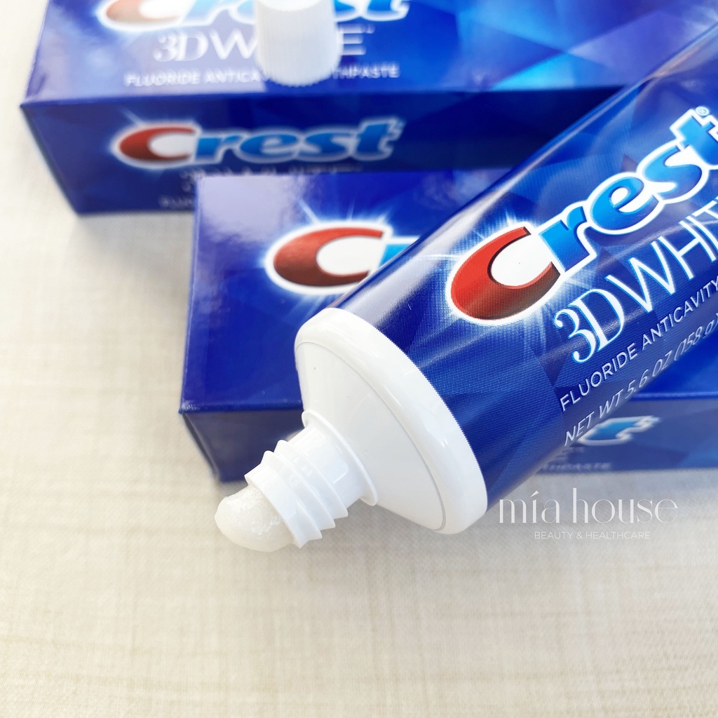 Kem đánh răng Crest 3D White tẩy trắng răng - các loại