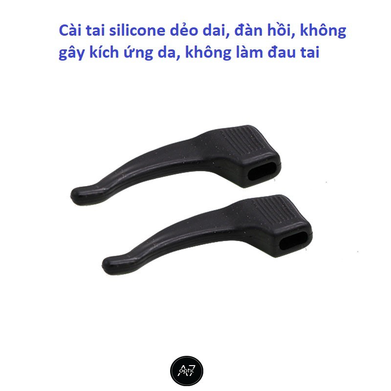 Cài tai silicone chống xệ tụt, rơi kính
