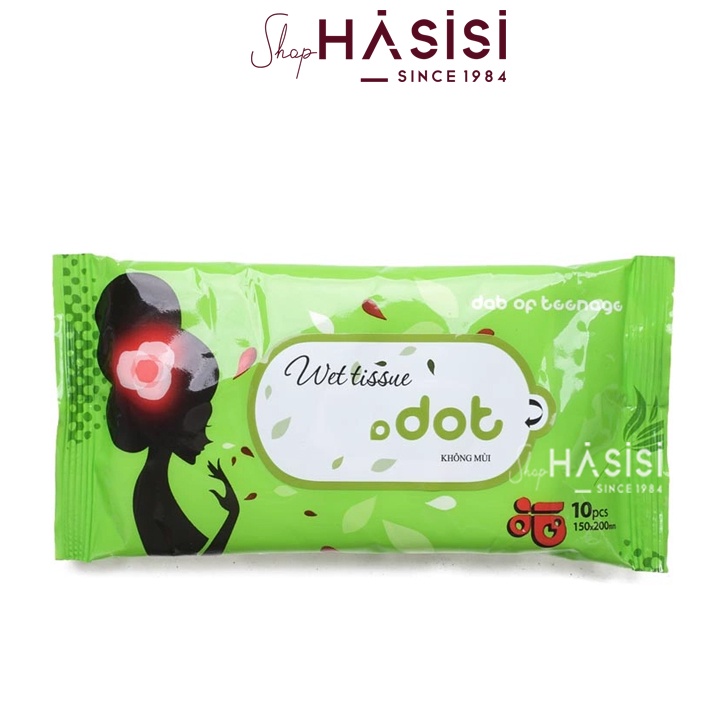 Khăn Ướt  DOT - Wet Tissue 5 Gói x10 Miếng