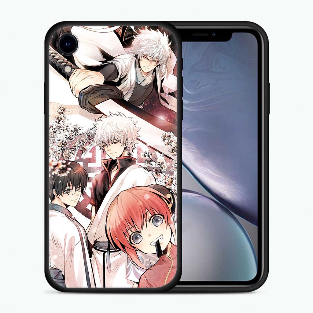 Ốp Điện Thoại Họa Tiết Hoạt Hình gintama kagura Gintoki Cho iPhone 11 12 Pro Max 12 SE 2020 16