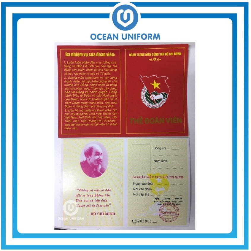 Thẻ Đoàn viên Sỉ và lẻ Mới 100%