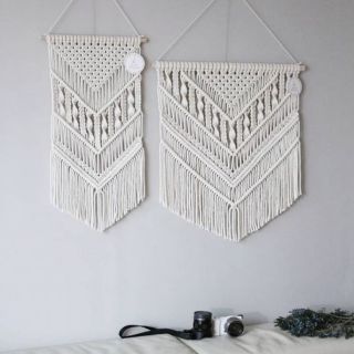 Tranh macramé tranh tết dây macramé wall hanging