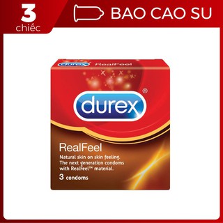 Bao cao su Durex Real Feel Hộp 3 chiếc - BigBull Shop