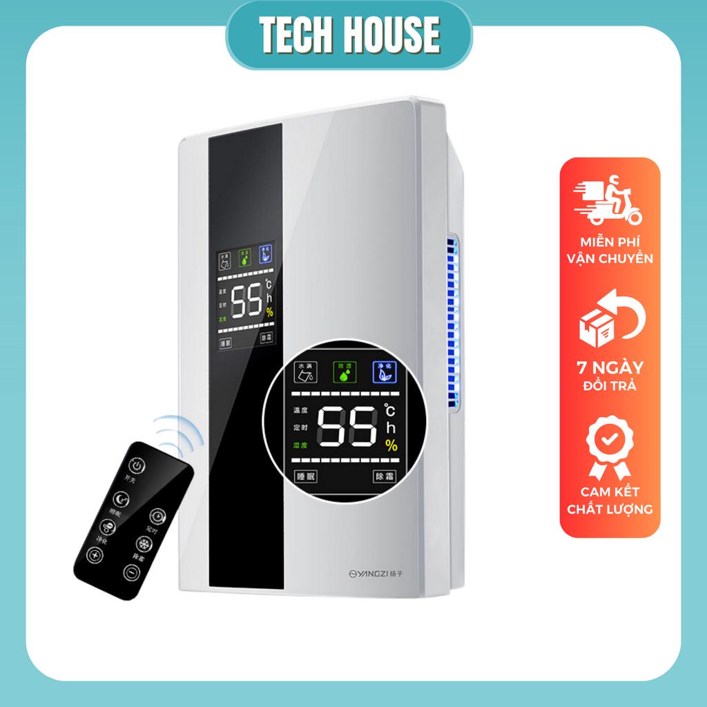 Máy hút ẩm,máy lọc không khí Yangzi điều khiển từ xa màn hình LED hiển thị độ ẩm và nhiệt độ