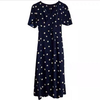 (ORDER) Váy hoa cúc dáng dáng dài tiểu thư
