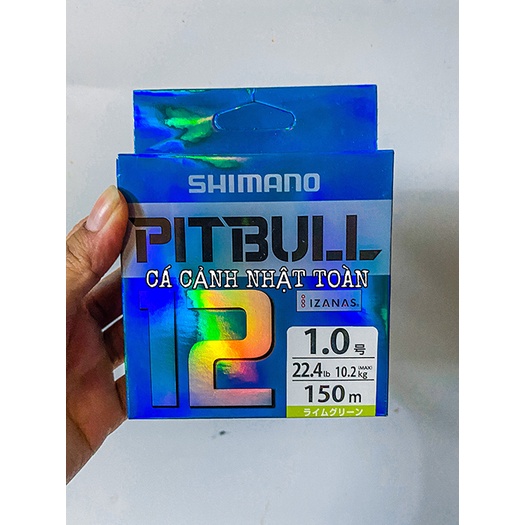 CƯỚC DÙ CÂU CÁ SHIMANO PE PITBULL X12 (HÀNG CHÍNH HÃNG)