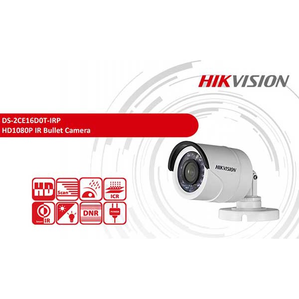 Camera HD-TVI hồng ngoại 2.0 Megapixel HIKVISION DS-2CE16D0T-IRP - Hàng chính hãng