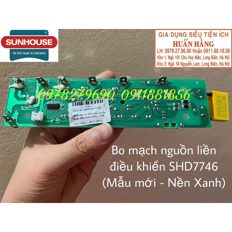 MẠCH ĐIỀU KHIỂN QUẠT ĐIỀU HOÀ SUNHOUSE SHD7746