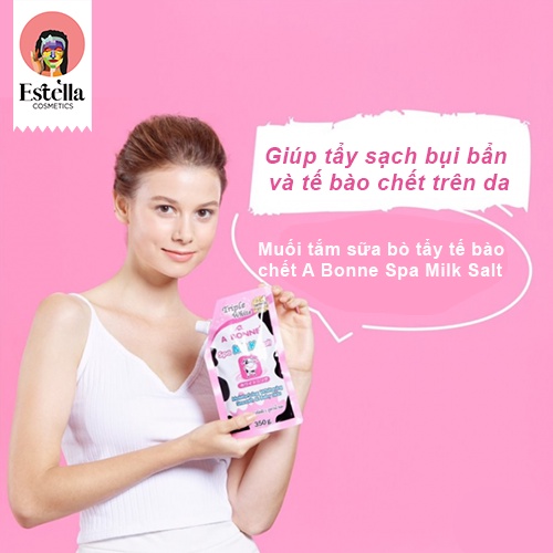 Muối Tắm Sữa Bò Tẩy Tế Bào Chết A Bonne Spa Milk Salt 350g | BigBuy360 - bigbuy360.vn