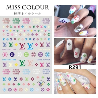 Sticker hình dán móng tay 3d thương hiệu
