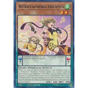 Thẻ bài Yugioh - TCG - ReSolfachord Dreamia / ANGU-EN015