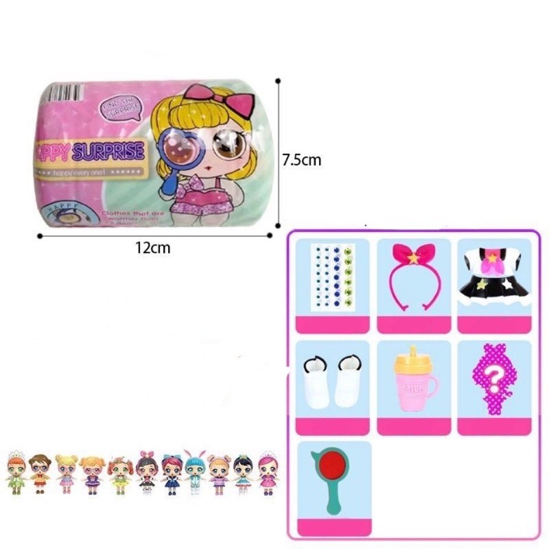 Trứng LOL loại dài - Trứng búp bê lol suprise