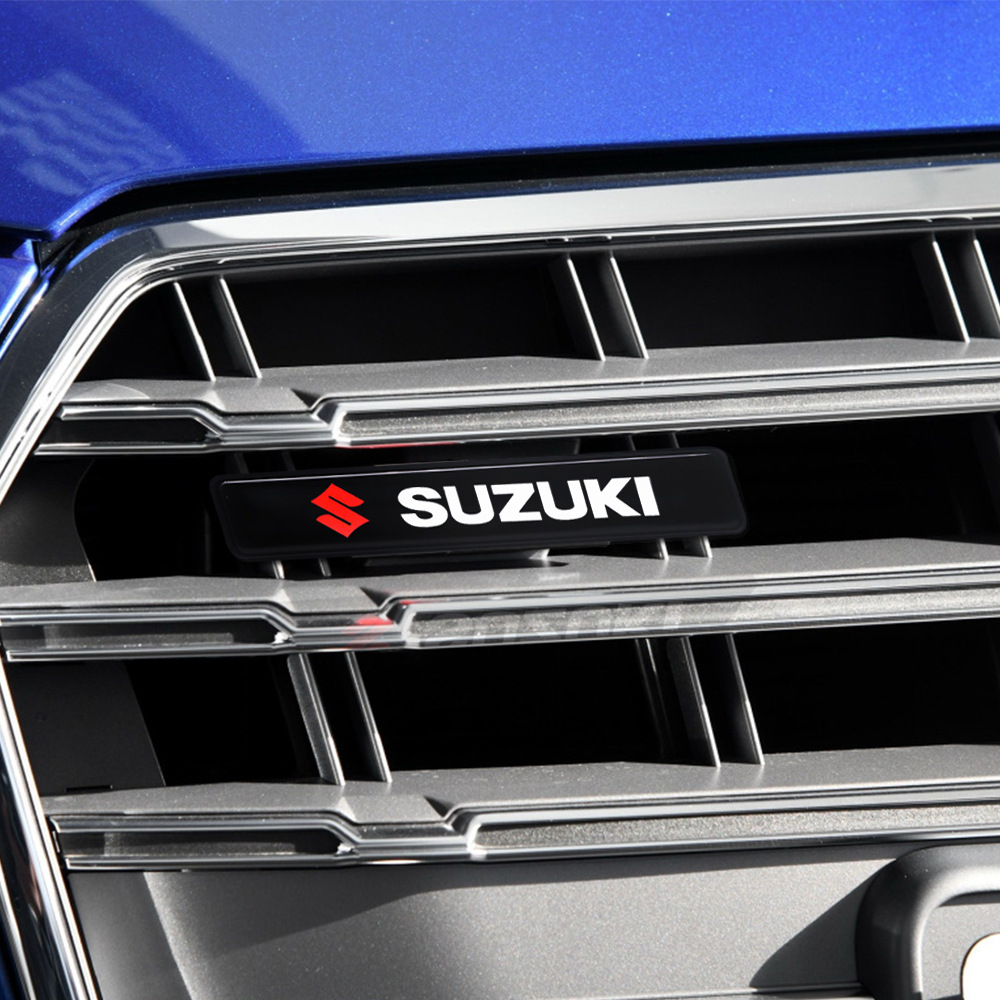 Miếng Dán Trang Trí Lưới Tản Nhiệt Đèn LED Dành Cho Xe Hơi Suzuki Vitara Swift XL7 Presso Dzire Jimny Ciaz Celerio Ertiga